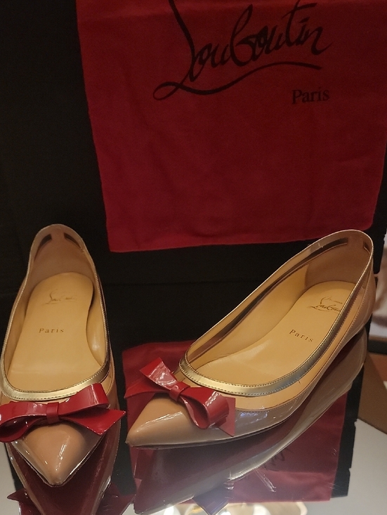 Christian Louboutin Shoes - Christian Louboutin Suspenado Flats Sz37.5